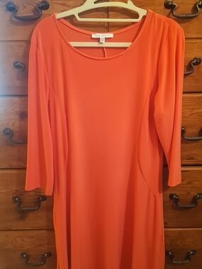 Tasha And Sophie Coral Scoop-Neck Women’s Dress